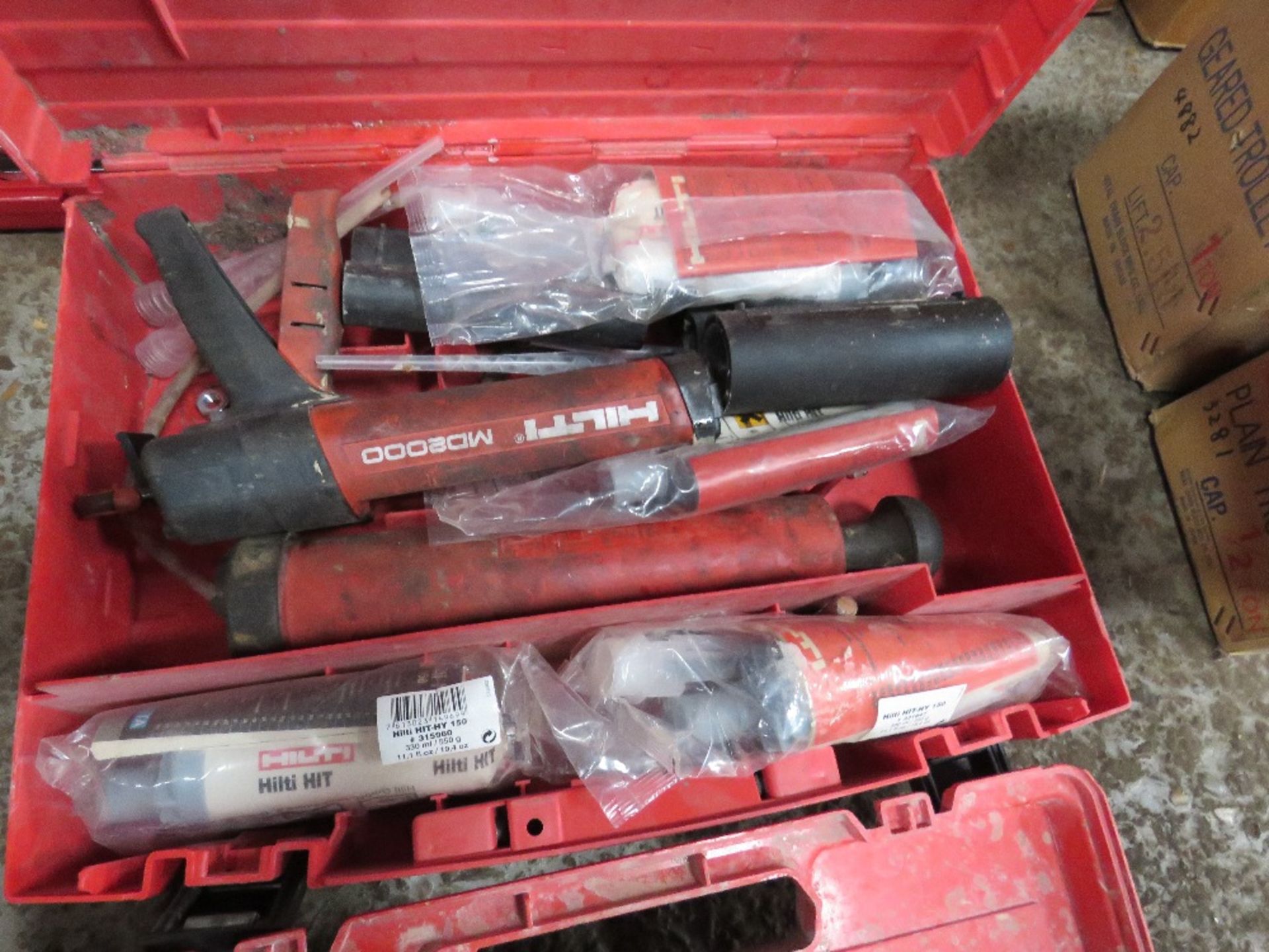 HILTI MASTIC APPLICATOR SET AND NAIL GUN