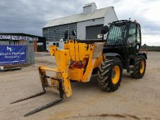 2016 JCB 540 170 TELEHANDLER, JOYSTICK CONTROLS, SWAY, SN: JCB5AF8GTG2460722 WHEN TESTED WAS SEEN TO