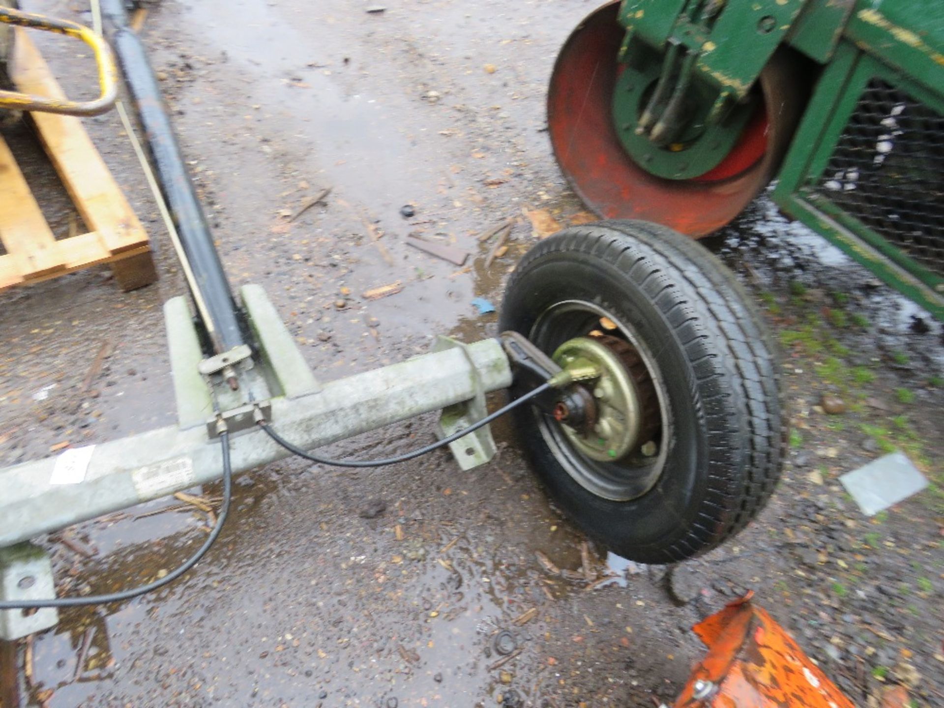 ALKO SINGLE AXLE TRAILER CHASSIS WITH RING HITCH - Image 3 of 5