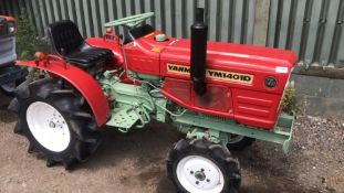 YANMAR 4WD COMPACT TRACTOR C/W REAR LINKAGE, WHEN TESTED WAS SEEN TO DRIVE, STEER AND BRAKE