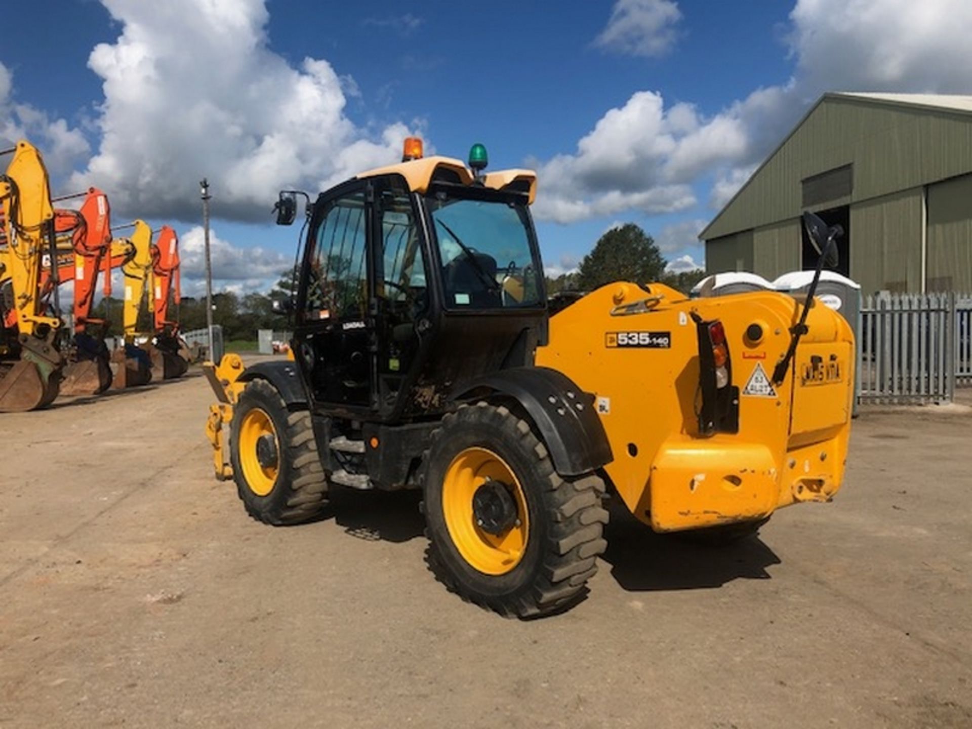 2015 JCB 535 140 HI VIZ TELEHANDLER, CAMERA, REG: MX15 VDA, SN: JCB5APWGA02345593, RECORDED HOURS: - Image 2 of 10