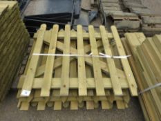 6 X TIMBER GATES 1METRE WIDTH