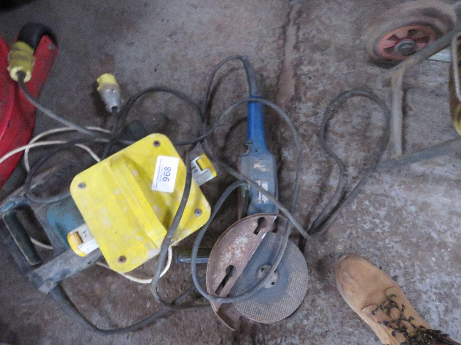 SMALL SIZED BREAKER, ANGLE GRINDER AND TRANSFORMER