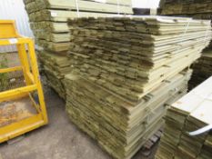 2 X PACKS OF SHIPLAP TIMBER CLADDING 1.55M X 10CM WIDE