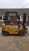 CATERPILLAR DP18 1.8TONNE RATED DIESEL FORKLIFT TRUCK, YEAR 1998. VENDORS NOTES: THIS IS NOT A NEW