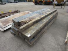 19 X PRE USED SLEEPRS/HEAVY TIMBERS