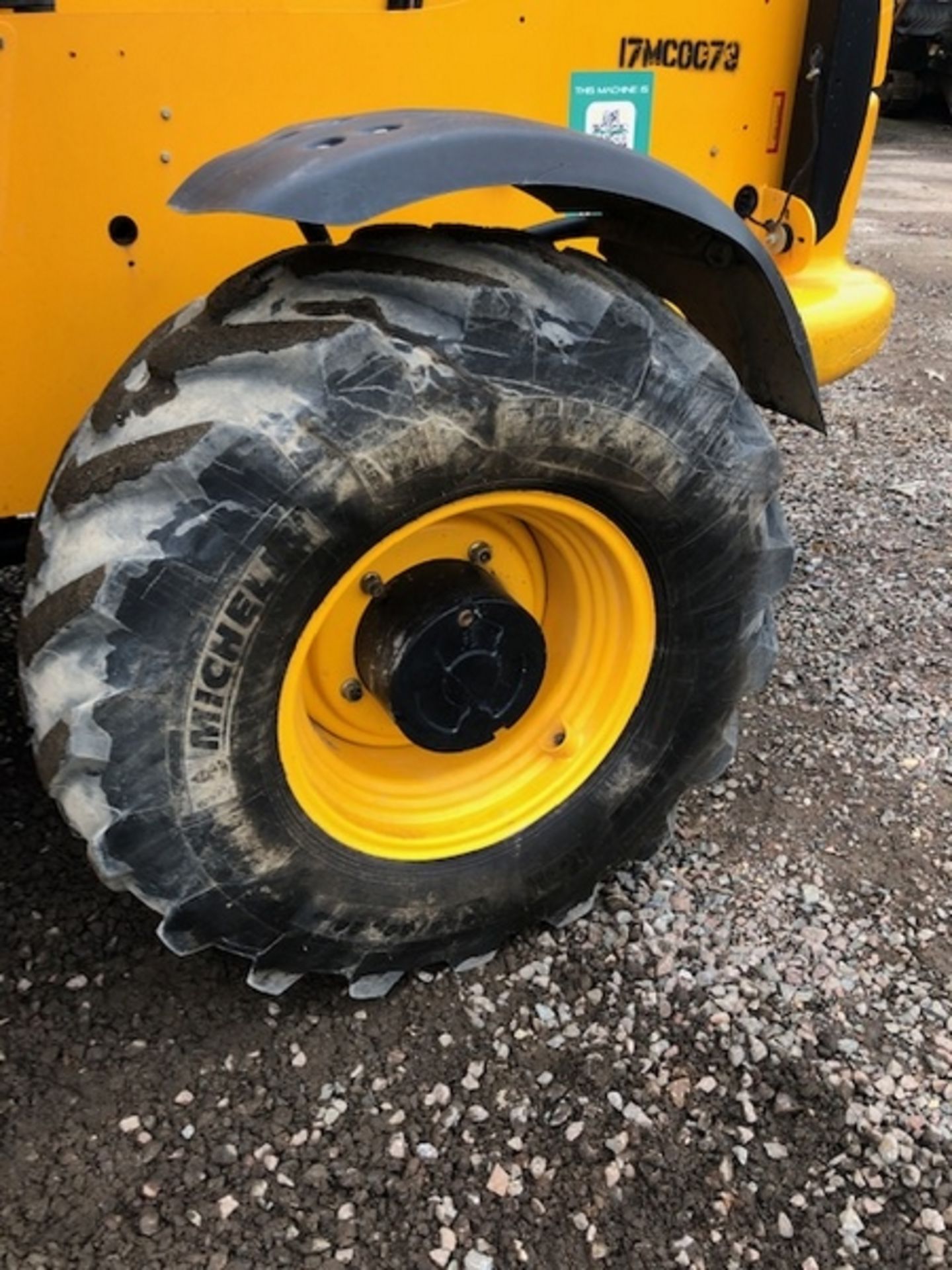 2015 JCB 540 170 TELEHANDLER, SWAY, JOYSTICK CONTROLS, CAMERA, SN: JCB5AFXGK02348030 WHEN TESTED WAS - Image 8 of 8