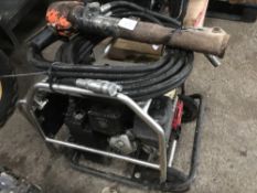 JCB BEAVER HYDRAULIC PACK C/W HOSE AND GUN