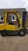 HYSTER H2.5 DIESEL FORKLIFT TRUCK, CONTAINER SPEC, 3 STAGE MAST, SIDE SHIFT, YEAR 2007 BUILD.