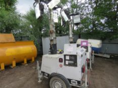 SMC TL90 TOWED LIGHTING TOWER, YEAR 2011, 3394 REC HRS. WHEN TESTED WAS SEEN TO RUN AND MAKE LIGHT