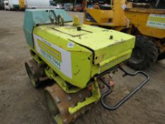 RAMMAX AMMANN DOUBLE DRUM TRENCH ROLLER PN: 3008FC WHEN TESTED WAS SEEN TO DRIVE AND VIBE