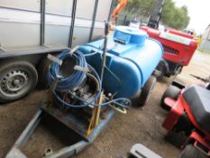 SITE TOWED WESTERN WASHER BOWSER, BLUE, YANMAR ENGINE WHEN TESTED ENGINE WAS SEEN TO RUN, PUMP