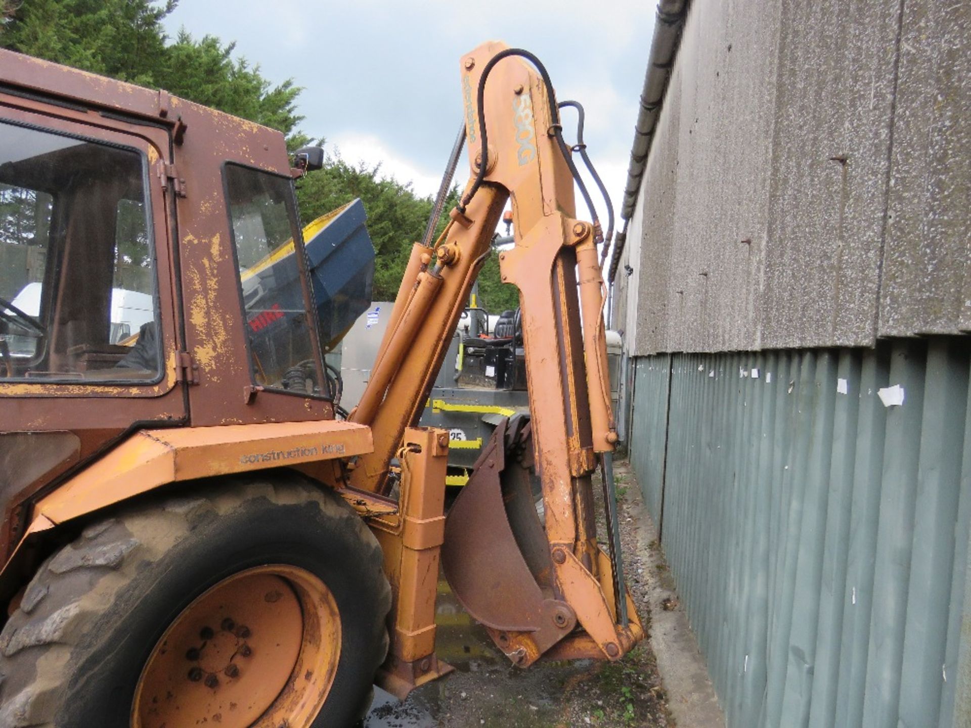 CASE CONSTRUCTION KING 580G BACKHOE LOADER, 6NO REAR BUCKETS, FRONT 4IN1 BUCKET, EXTENDING - Image 11 of 11