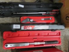 4X TORQUE WRENCHES LITTLE USED