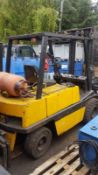 BOSS 3 TONNE GAS FORKLIFT. VENDORS NOTES: THIS IS NOT A NEW FORKLIFT SO MAY SHOW SIGNS OF WEAR AND