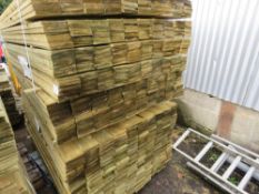 2X PACKS OF FEATHER EDGE TIMBER CLADDING, 1.8M LENGTH X 10CM WIDTH