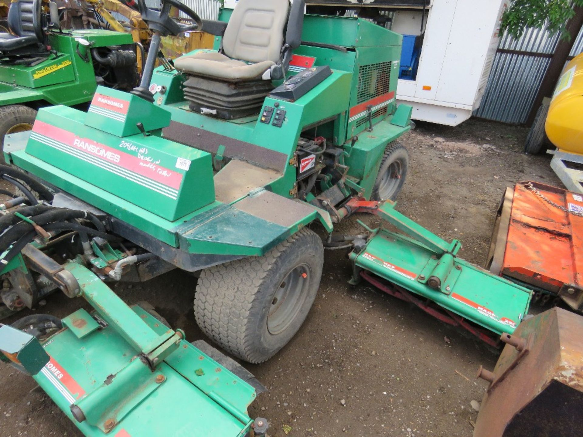 RANSOMES 3510 COMMANDER 5 GANG MOWER 51HP, 2096 REC HRS WHEN TESTED WAS SEEN TO DRIVE, STEER, - Image 2 of 8