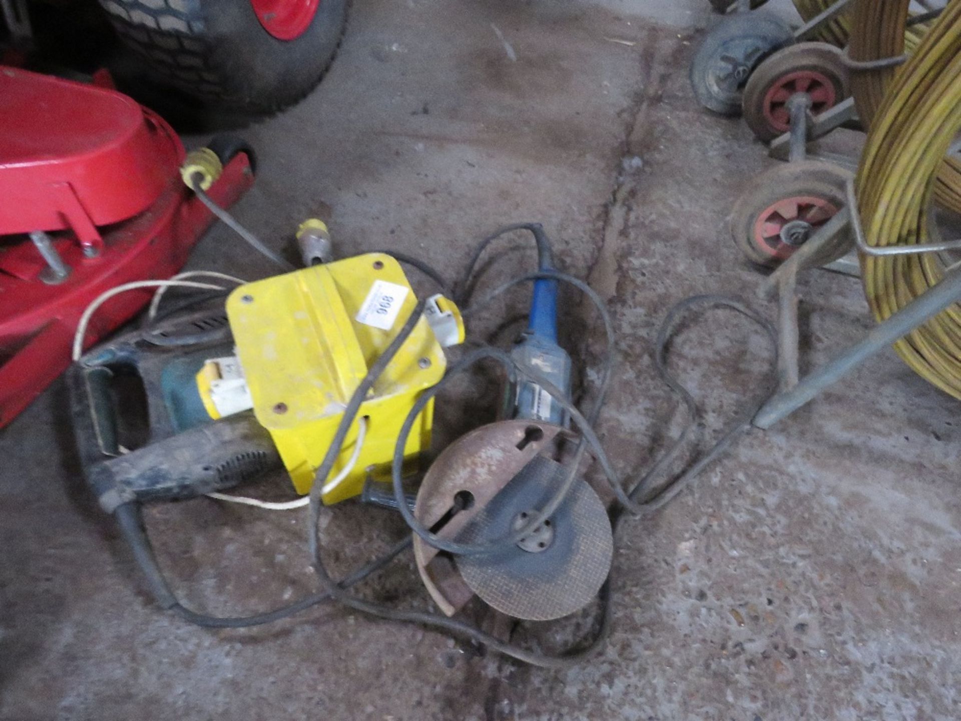 SMALL SIZED BREAKER, ANGLE GRINDER AND TRANSFORMER - Image 2 of 2