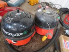 2no. Small 240v vacs