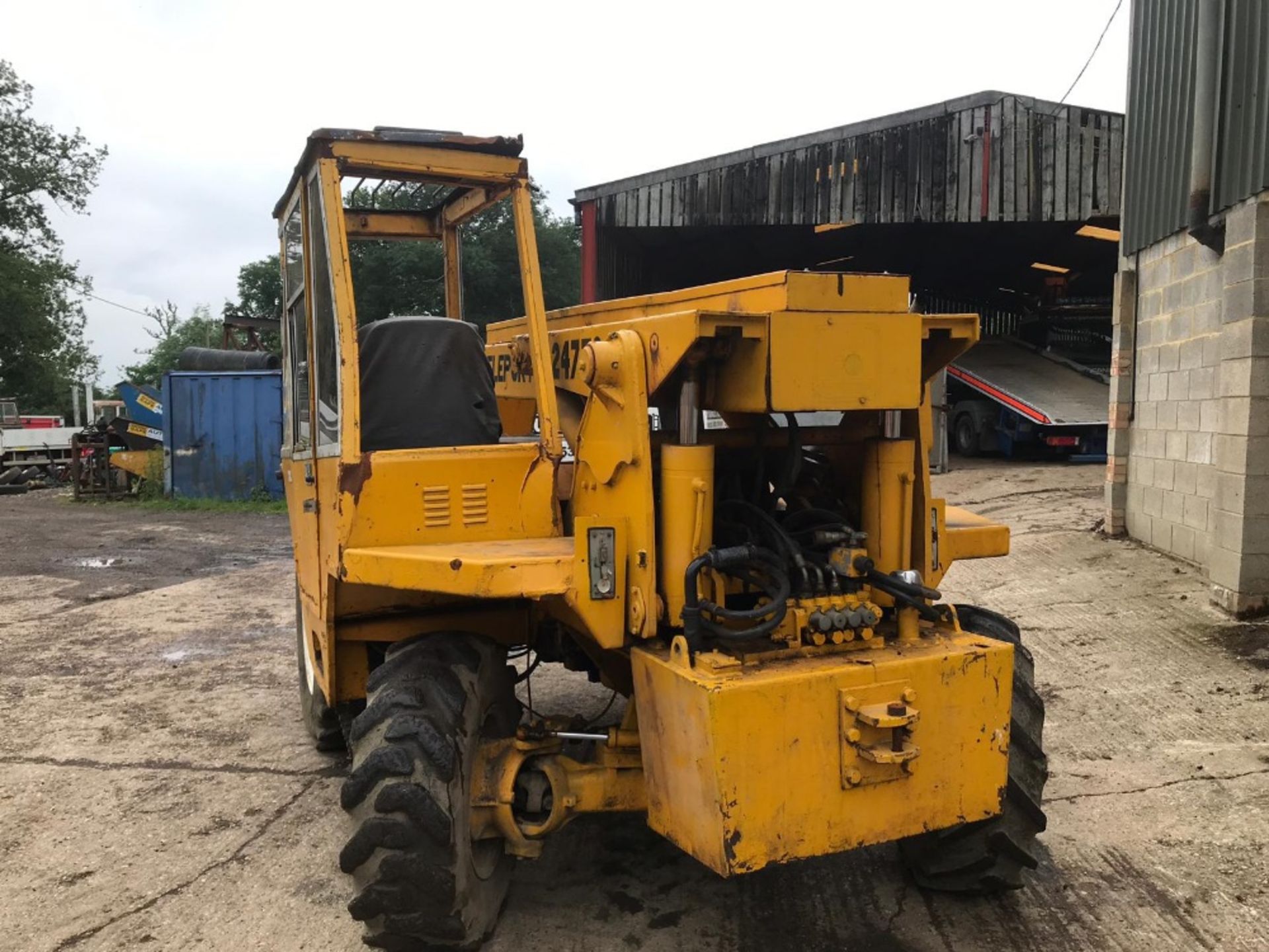 SANDERSON 247TS TELEHANDLER, 4WD, YEAR 1988, 8247 REC HOURS. WHEN TESTED WAS SEEN TO DRIVE, STEER, - Image 4 of 6