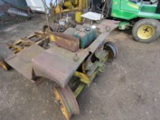 SMALL SIZED DUMPER CHASSIS C/W AXLE, ENGINE AND GEARBOX
