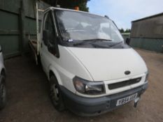 FORD TRANSIT TIPPER, NON RUNNER, REG:YB54 AXR, WITH V5 15\% BP ON THIS LOT