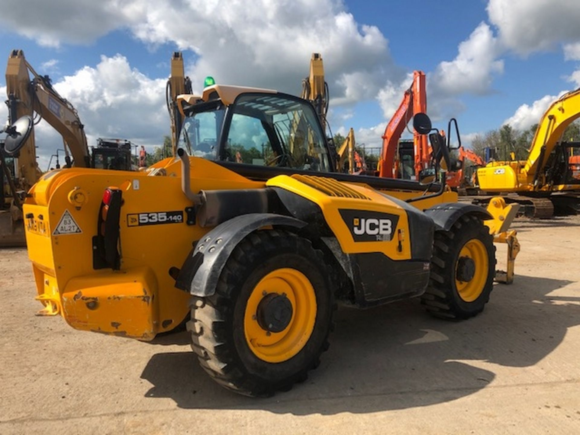 2015 JCB 535 140 HI VIZ TELEHANDLER, CAMERA, REG: MX15 VDA, SN: JCB5APWGA02345593, RECORDED HOURS: - Image 3 of 10