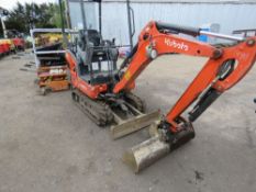 KUBOTA 1.5TONNE DIGGER KUBOTA KX015-4 1.5TONNE MINI DIGGER, YEAR 2015 BUILD. SUPPLIED WITH 2 X