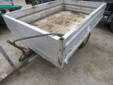 FRASER SMALL SIZED AGRICULTURAL TIPPING TRAILER IDEAL FOR COMPACT TRACTOR