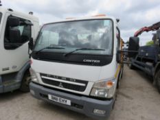 MITSUBISHI FUSO 7.5TONNE LORRY WITH HOT BOX FITTED, REG. BN11 EHY, WITH V5 AND TEST TO 31.08.2019.