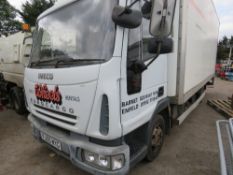 Iveco 75E17 Euro Cargo 7.5tonne box lorry with tail lift, reg. FJ05 WYG 308,575 REC KMS, WITH V5