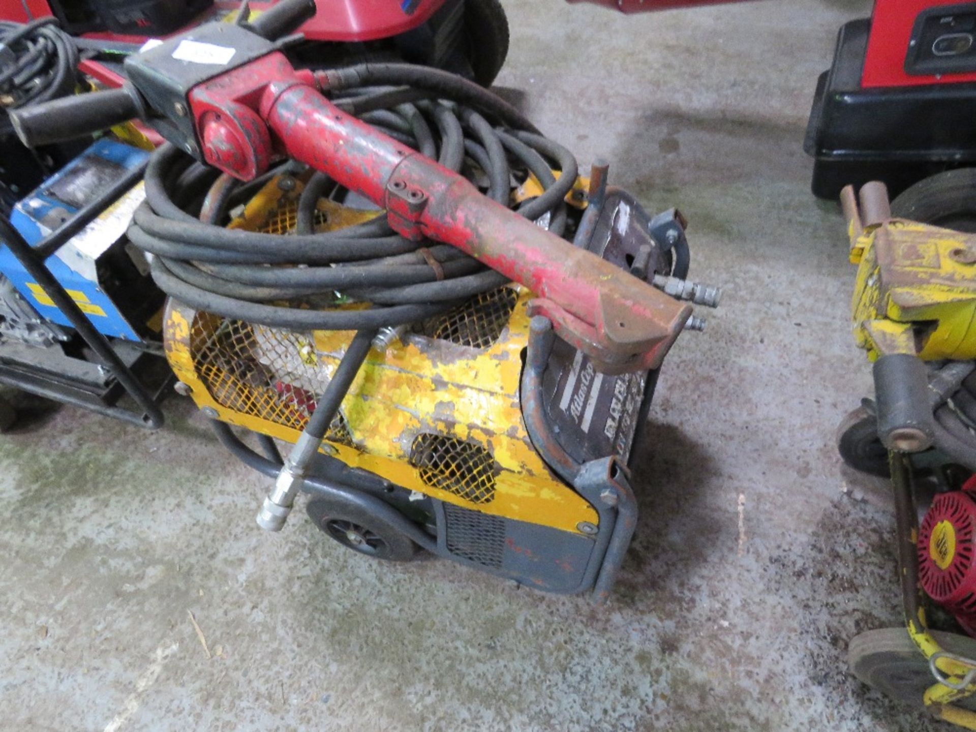 ATLAS COPCO BREAKER PACK C/W HOSES AND GUN