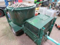 IMER FORCED ACTION PAN MIXER WITH HONDA ENGINE ON TOWED CHASSIS