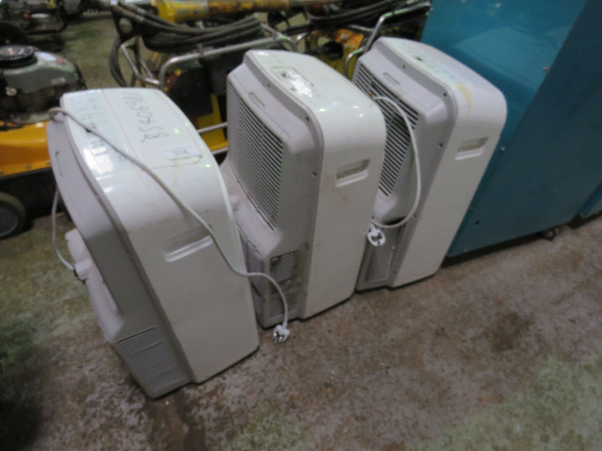 3 X PORTABLE AIR CONDITIONERS, 240VOLT POWERED