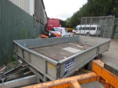 IFOR WILLIAMS TWIN AXEL, FULL WIDTH, RAMPED, BEAVERTAIL PLANT TRAILER, YEAR 2007, PR4EVIOUS LOCAL