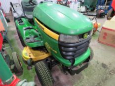 JOHN DEERE X300R RIDE ON MOWER C/W COLLECTOR