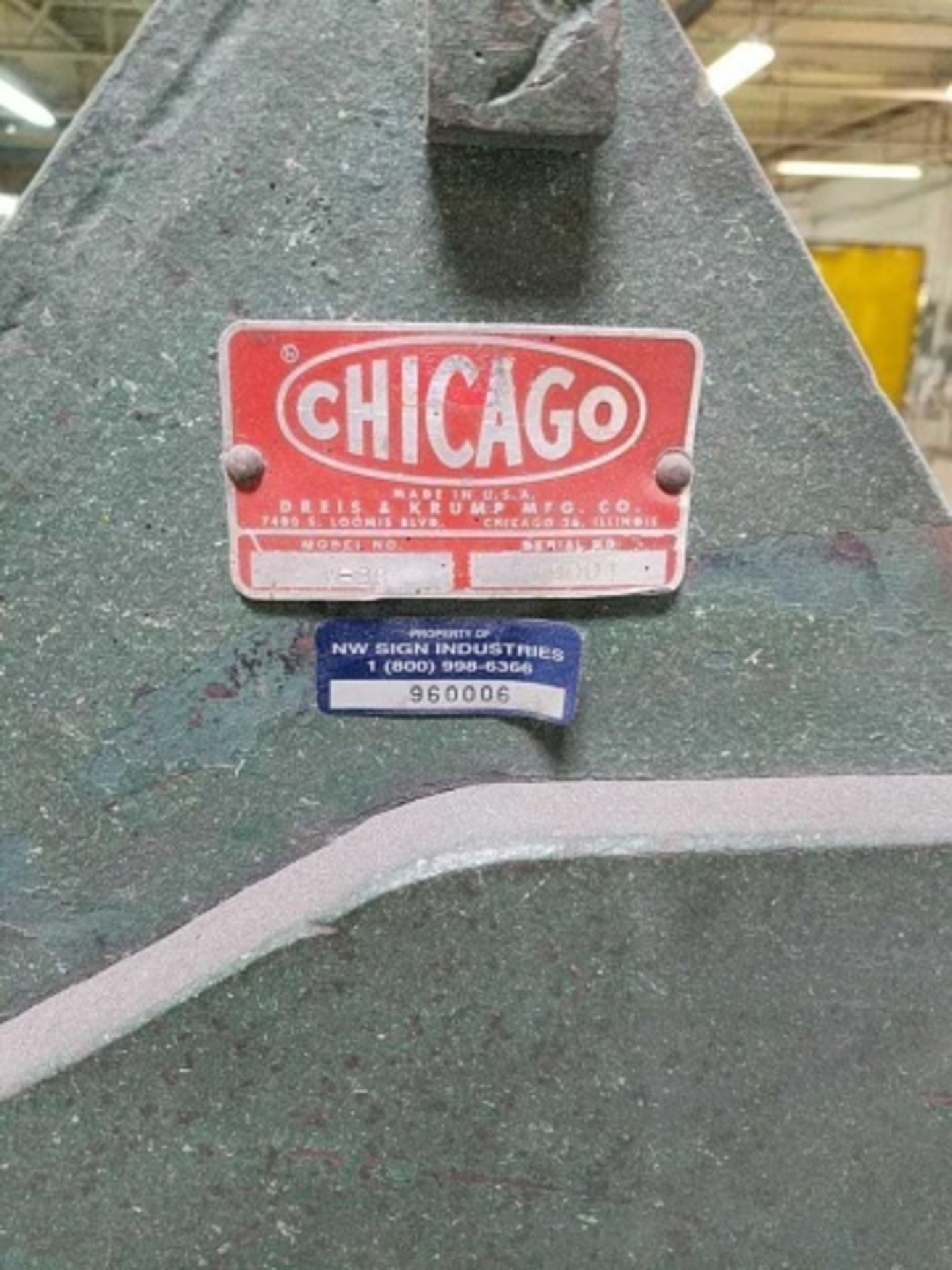 Chicago W-39 Finger Brake - Image 3 of 4