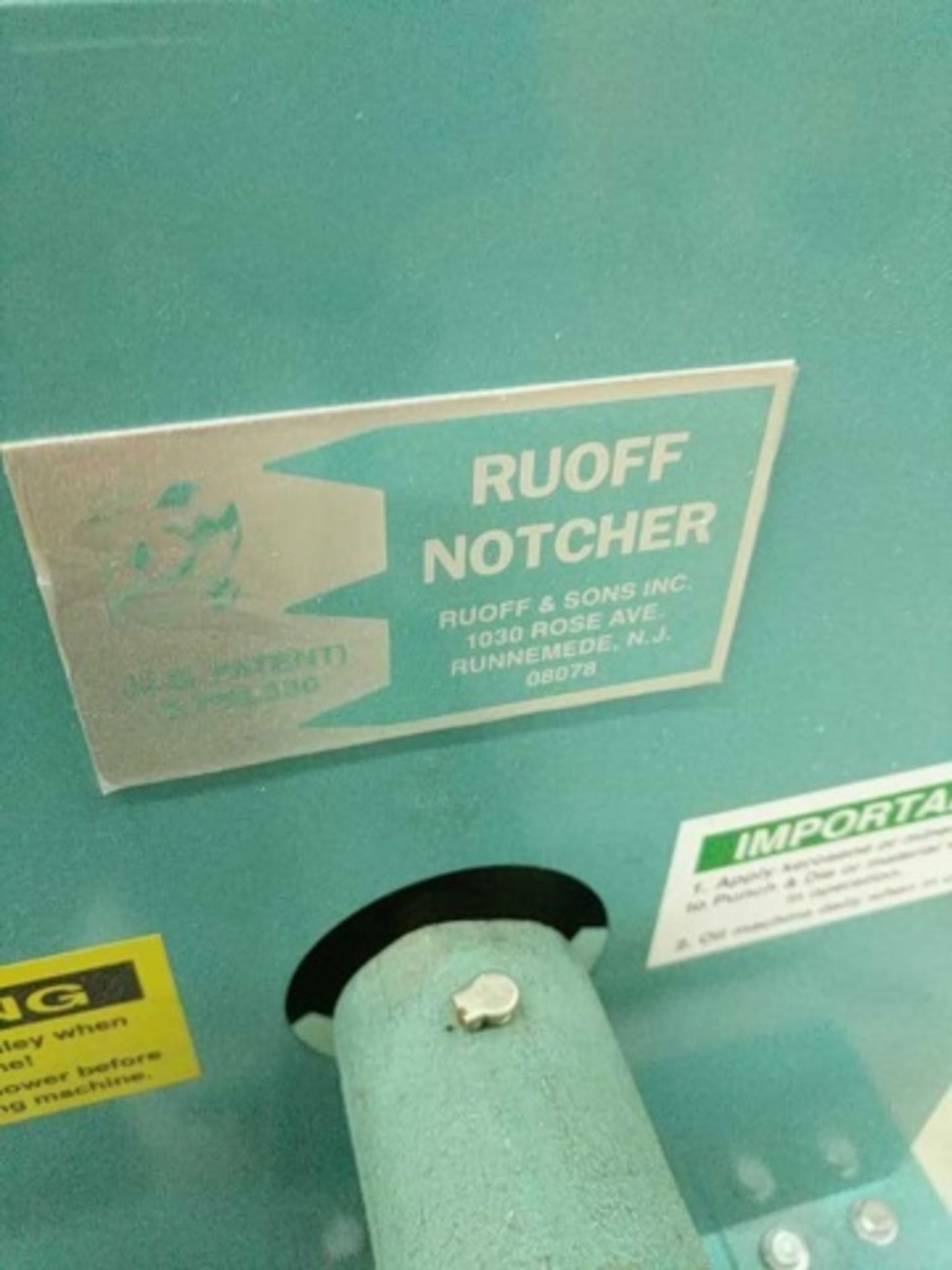 Ruoff Notching Machine - Image 2 of 6