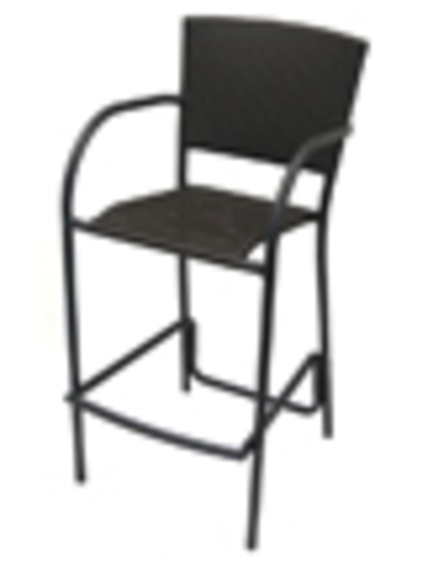 Aruba II barstool with back - tubular, Cappuccino, BS083, 1 stack 18 each, 1 stack 15 each, 33