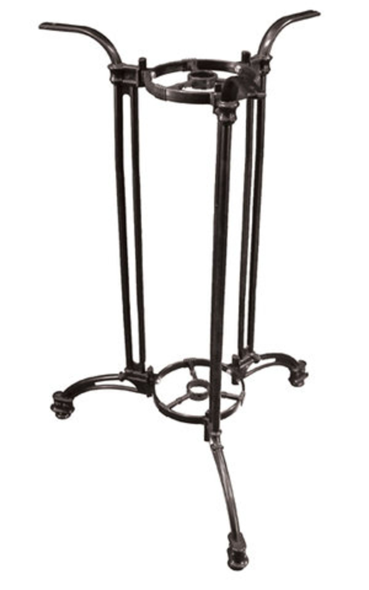 Andalusia 3 Large Bar Height Base - TG31BH. Cast Aluminum/Epoxy Powder Coat. Dimensions: 30" x 30" x