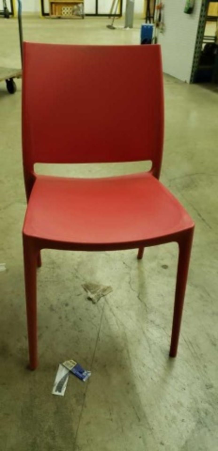 Martinique side chair - red, 8 boxes with 4 each, 32 total. - Image 2 of 5