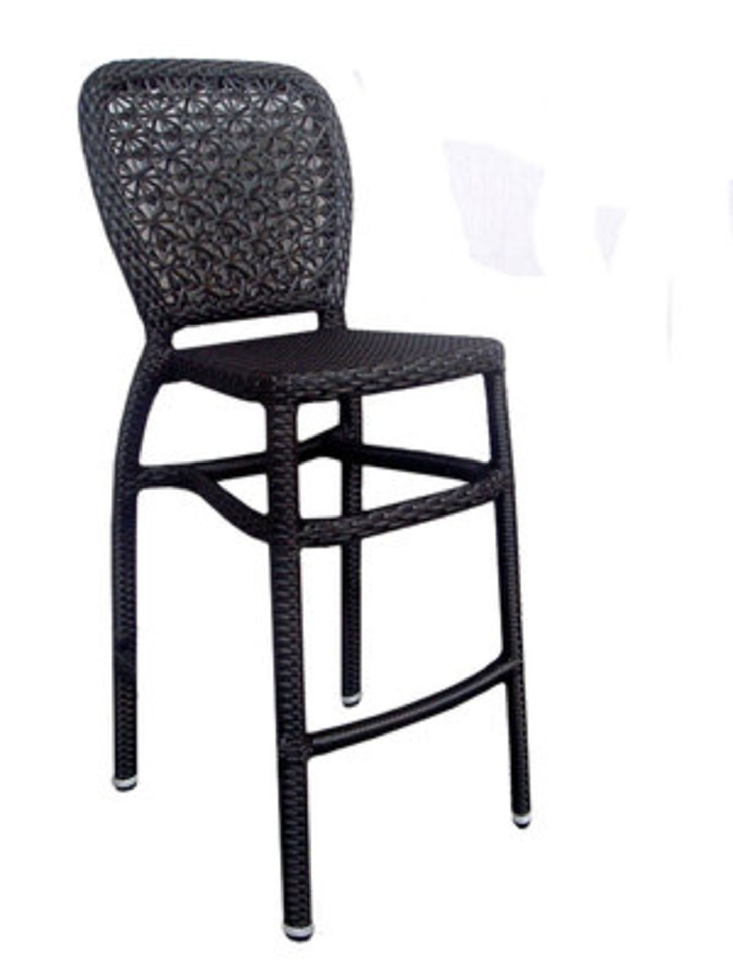 Jessie Barstool - Expresso, C09 JES BS EXP CH. Star Weave Back. 2 stacks with 6 each, plus 3