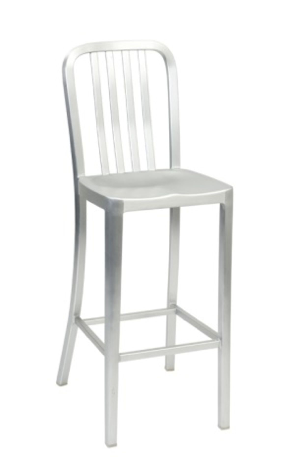 Fleet Barstool - Assorted Silver 1 per box, 4 boxes. 4 total
