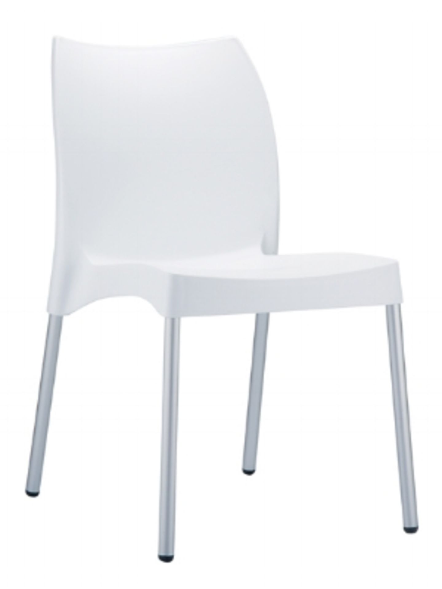 Domenica side chair - white, 2 boxes w/ 4 each, 8 total