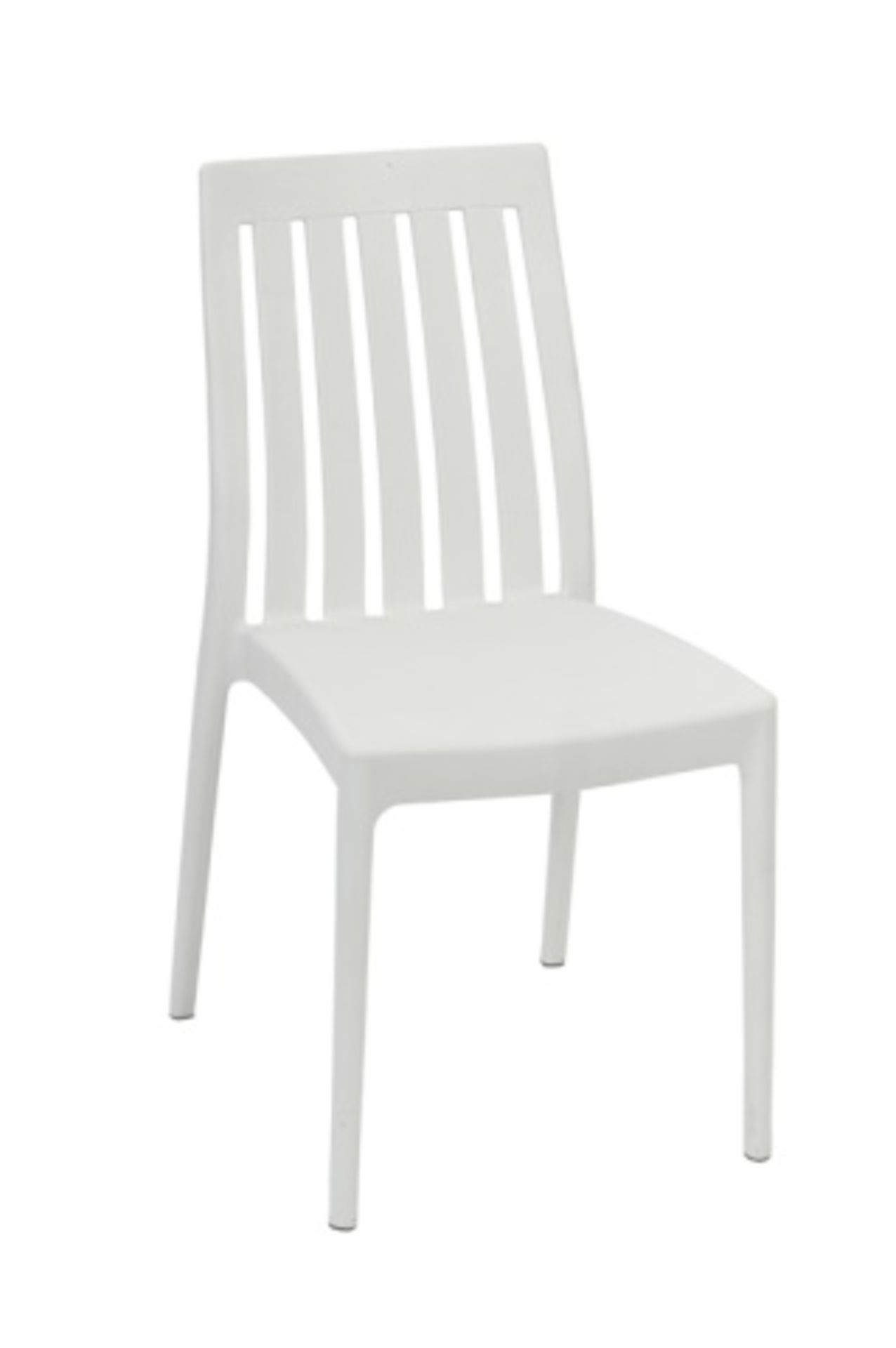 Soho side chair. One piece fiberglass reinforced polypropylene. 22 boxes of 4 each, 88 total.