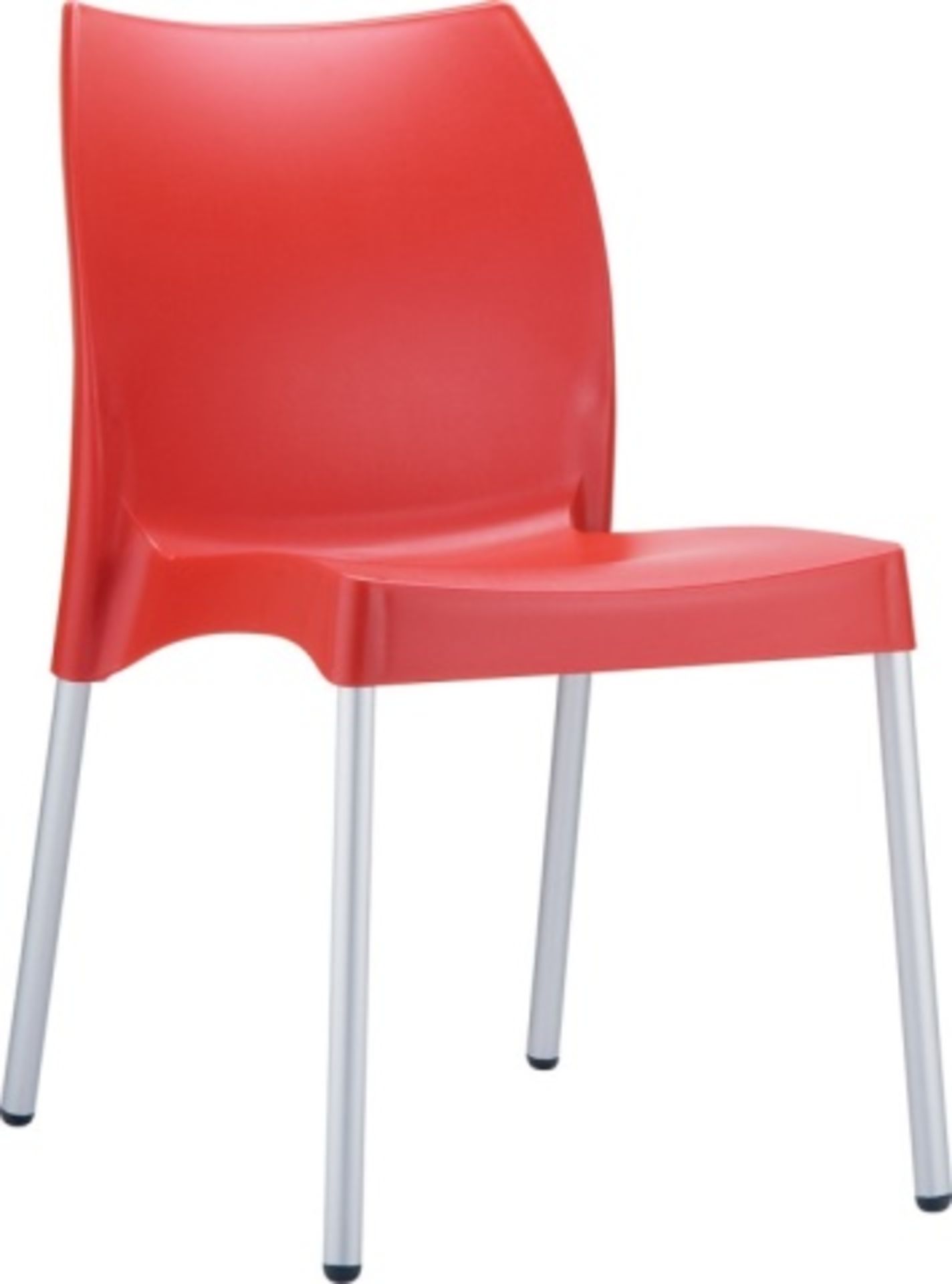 Domenica side chair - Red, 8 boxes with 4 each, 1 box with 2 each, 33 total