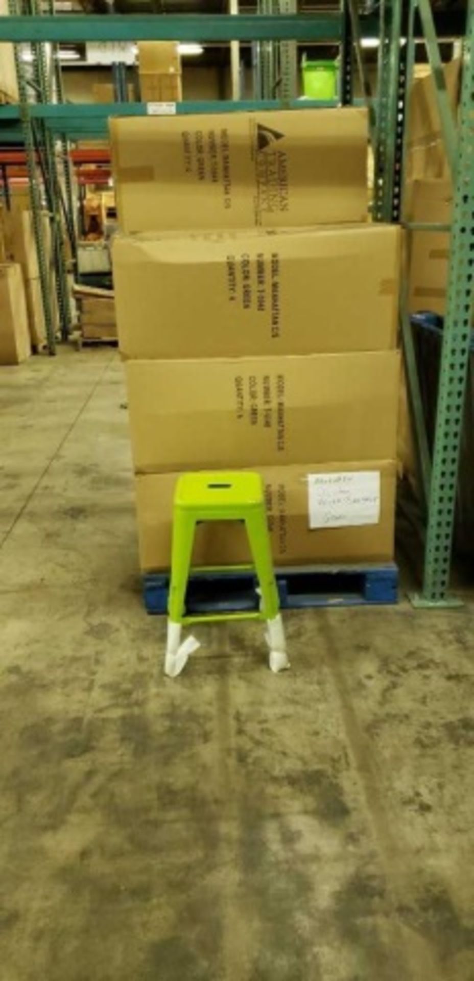 Manhattan Counter Height, Bar Stool - Green. 4 per box, 7 boxes, 24 total. - Image 5 of 5