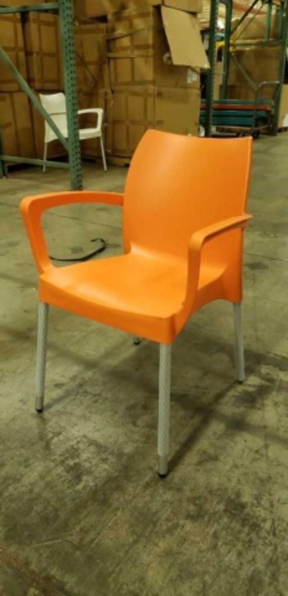 Domenica Arm Chair - orange, 16 boxes w/ 4 each, 64 total - Image 3 of 3