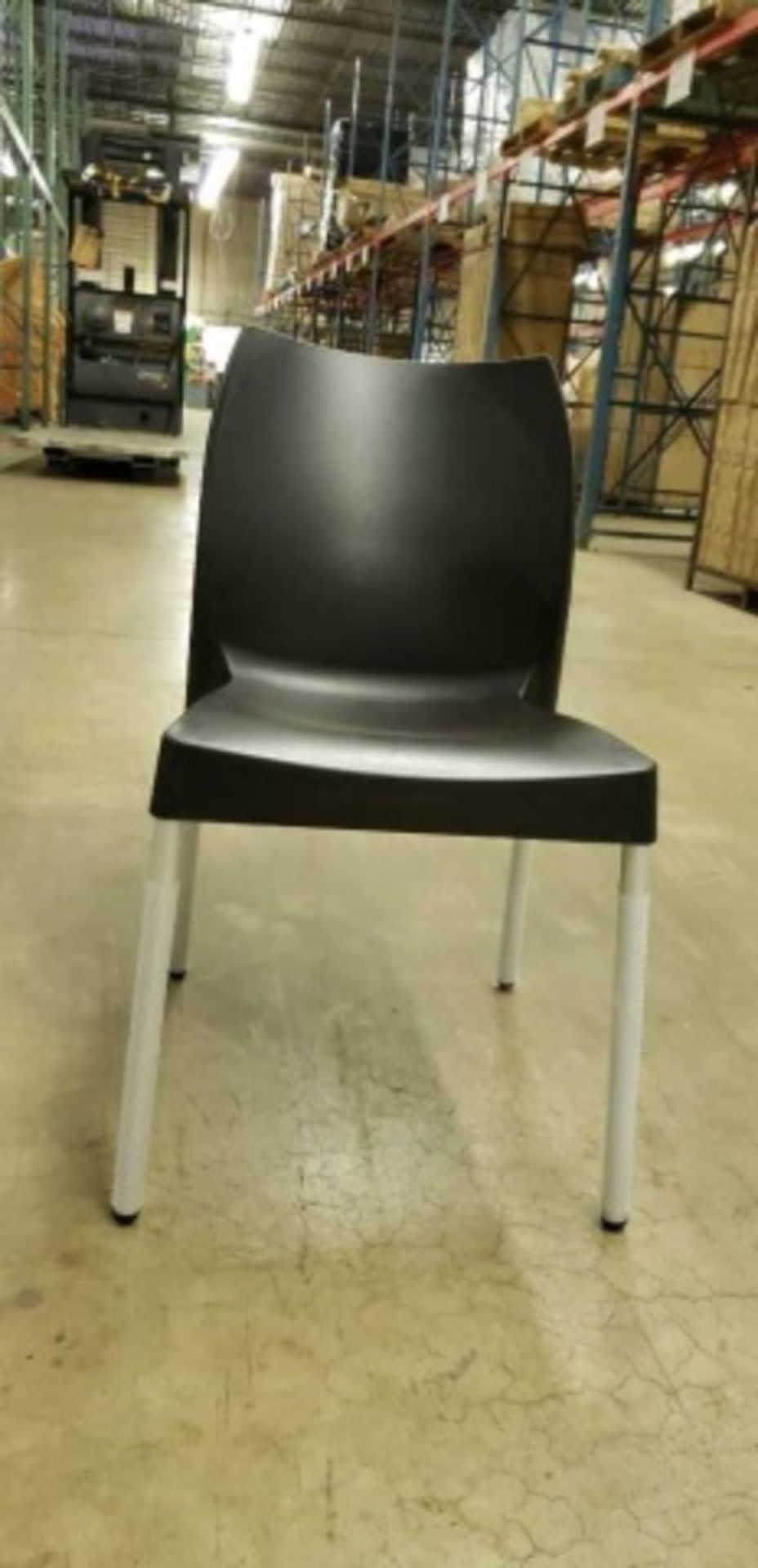 Domenica side chair - black, 2 boxes w/ 4 each, 8 total. - Image 2 of 5