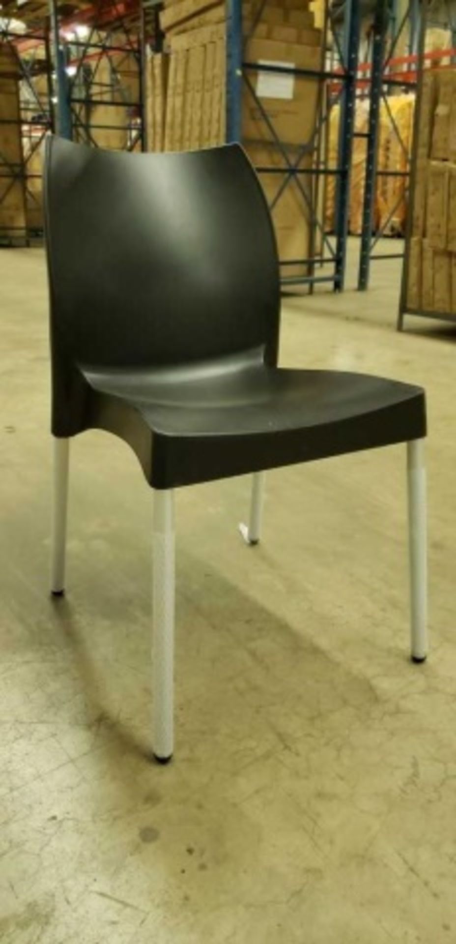 Domenica side chair - black, 2 boxes w/ 4 each, 8 total. - Image 3 of 5
